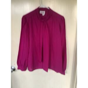 Judy Bond Woman Blouse Size 12 Pre-Owned Vintage